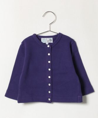＜agnes b. ENFANT (Baby&Kids)＞Ｍ００１　Ｌ　ＣＡＲＤＩＧＡＮ　ベビー　カーディガンプレッション（６９８１Ｍ００１５６３）