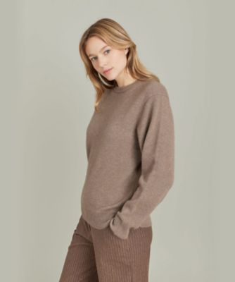 カシミヤ ニット 長袖 プルオーバー ”Ab”（6T28LU32961