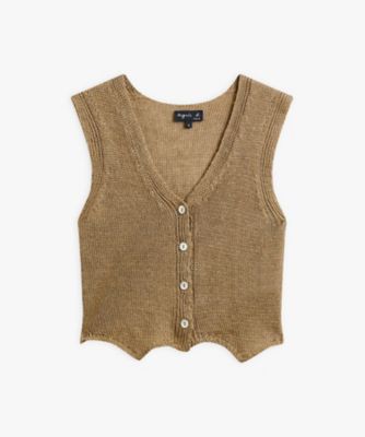 ＜agnes b. (Women)＞ＬＹ０８　ＧＩＬＥＴ　ジレ（７１Ｔ２ＬＹ０８３０９１）