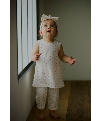 ベビー マルチカラー コットン ノースリーブ ワンピース ”Barbie