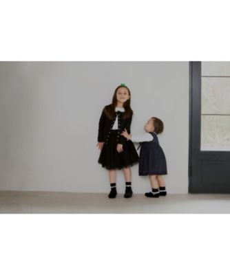 ベビー 花柄レース コットン ノースリーブ ワンピース ”Cerise