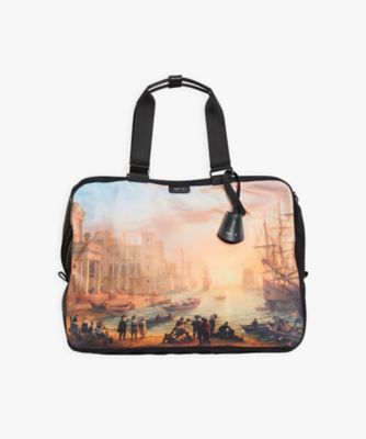 ＜agnes b. (Women)＞ａｇｎｅｓ　ｂ．　ｘ　Ｌｅ　Ｌｏｕｖｒｅ　フォトプリント　ボストンバッグ　”Ｃｌａｕｄｅ　Ｇｅｌｌｅｅ”（８４４ＥＡＲ１９００００）