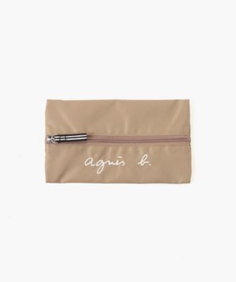 ＜agnes b. ENFANT (Baby&Kids)＞ＧＬ１１　Ｅ　ＴＲＯＵＳＳＥ　ロゴ刺繍ペンケース（８４８ＡＧＬ１１３１０）