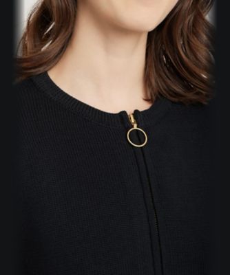 コットン 長袖 ジップカーディガン（86T1LY37000） | agnes