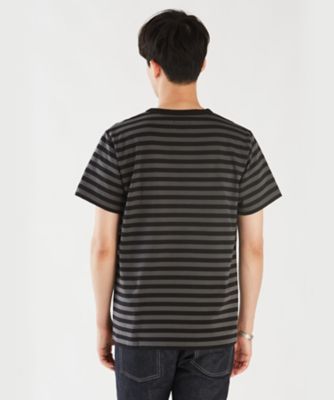 agnes b. HOMME (Men)/アニエスベー オム J008 TS ボーダーTシャツ 1033グレー 2 綿100% メンズ トップス