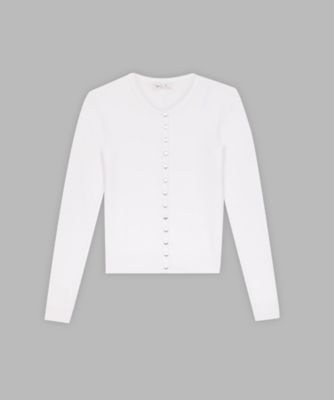 ＜agnes b. (Women)＞Ｊ１５５　ＣＡＲＤＩＧＡＮ　コットンニットカーディガン（９０１８Ｊ１５５０１０）