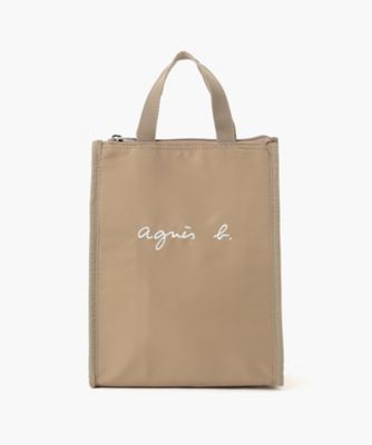 ＜agnes b. ENFANT(Baby&Kids)＞ＧＬ１１　Ｅ　ＬＵＮＣＨ　ＢＡＧ　ロゴ刺繍　保冷ランチバッグ（９１２ＢＧＬ１１３１０）