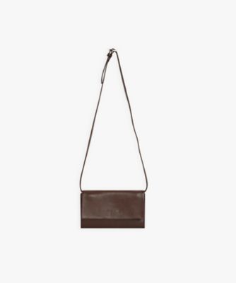 ＜agnes b. (Women)＞ロゴ　レザー　ポシェット　”Ｔｉｎａ”（９２４ＥＣＵ０１３０６）