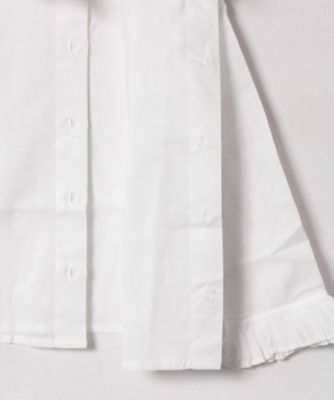 Ｕ４４７　Ｅ　ＣＨＥＭＩＳＥ　キッズ　コットンフリルブラウス（９６４１Ｕ４４７０１０）