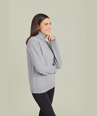 カシミヤ タートルネック 長袖 ニット プルオーバー ”Senga