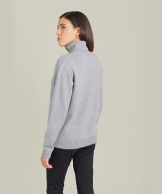 カシミヤ タートルネック 長袖 ニット プルオーバー ”Senga