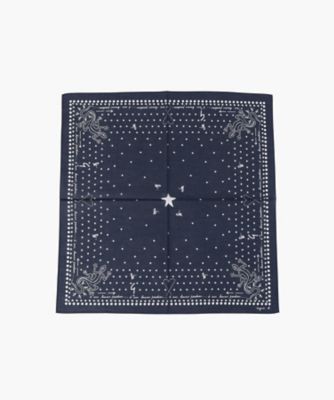 ＜agnes b. (Women)＞ＫＤ４０　ＨＡＮＤＫＥＲＣＨＩＥＦ　ＢＡＮＤＡＮＡ　バンダナ柄ハンカチ（Ａ７９８ＫＤ４０６９１）