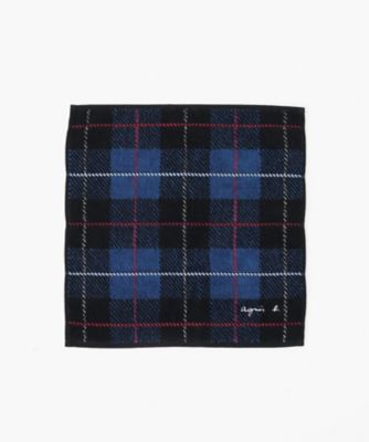 ＜agnes b. (Women)＞ＫＤ４０　ＳＥＲＶＩＥＴＴＥ　チェック柄ハンドタオル（Ａ９９４ＫＤ４０６８０）