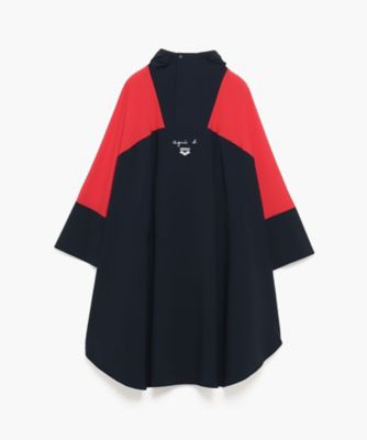 ＜agnes b. (Women)＞【ユニセックス】ＵＢＥ３　ＲＡＩＮ　ＰＯＮＣＨＯ　ＡＲＥＮＡ　ポンチョ（ＡＲ１３ＵＢＥ３６４３）