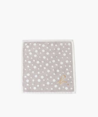 ＜agnes b. (Women)＞【ユニセックス】ＫＤ４０　ＳＥＲＶＩＥＴＴＥ　水玉Ｂハンドタオル（Ｂ０９３ＫＤ４０８０２８）