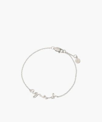 ＜agnes b. (Women)＞Ｈ９２２　ＢＲＡＣＥＬＥＴ　Ｂ．ＢＲＡＣＥＬＥＴ　ＡＧＢ　ブレスレット（ＢＫ２１Ｈ９２２９１０）