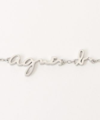 アニエスベーH922 ロゴ　ブレスレット agnes b.｜H922 ロゴ ブレスレット | Rakuten Fashion(楽天