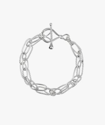 ＜agnes b. (Women)＞　ツイスト　フープ　ブレスレット　”Ａｎｃｈｏｒ　Ｋｎｏｔ”（ＢＰ２８Ｈ９２２９１０）