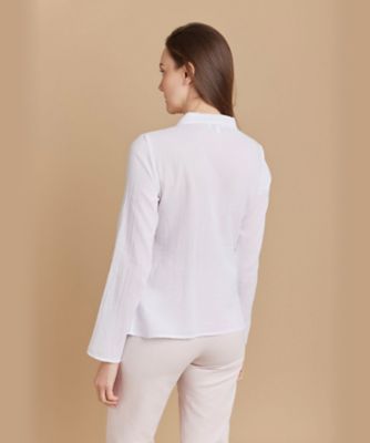 783 アニエスベー2024SS UAF9 CHEMISE ブラウス 白 36 - メルカリ