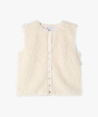 ＜agnes b. ENFANT(Baby&Kids)＞ＵＢＲ３　Ｅ　ＧＩＬＥＴ　キッズ　ジレプレッション（ＤＣ５８ＵＢＲ３０４６）