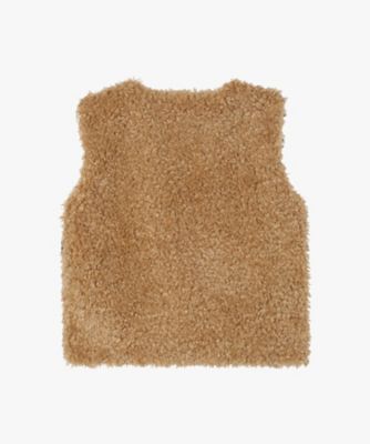 キッズ ファー ベスト （DC58UBR33002） | agnes b