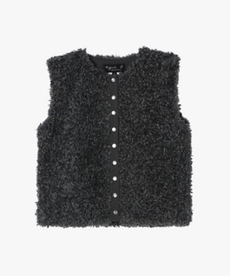 キッズ ファー ベスト （DC58UBR3859） | agnes b. ENFANT