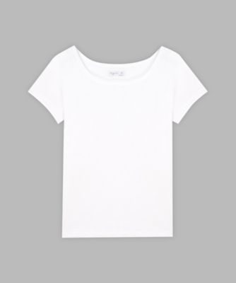 ＜agnes b. (Women)＞ＪＧ１３　ＴＳ　コットンＴシャツ（Ｅ５９３ＪＧ１３０１０）