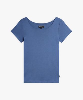 agnes b. (Women)/アニエスベー コットン　半袖　Ｔシャツ　”Ｌｅ　Ｃｈｉｃ”（Ｅ５９３ＪＪＤ８６２９）