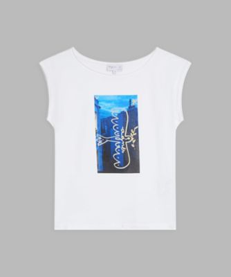 ＜agnes b. (Women)＞ＳＦＡ８　ＴＳＨＩＲＴ　ＦＲＡＧＩＬＥ　Ｔシャツ（Ｅ９３４ＳＦＡ８０１０）