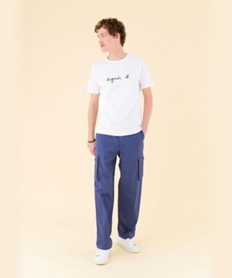 メンズ　ロゴプリント　コットン　半袖　Ｔシャツ　”Ｃｏｕｌｏｓ”（ＥＡ６５Ｓ１３７０１０）