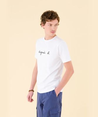 メンズ　ロゴプリント　コットン　半袖　Ｔシャツ　”Ｃｏｕｌｏｓ”（ＥＡ６５Ｓ１３７０１０）