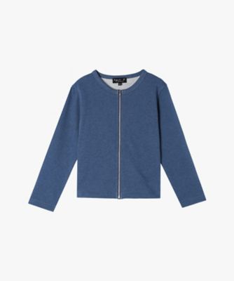 agnes b. ENFANT (Baby&Kids)/アニエスベー　アンファン M376 E CARDIGAN キッズ ジップカーディガン(EAB9M3766101)