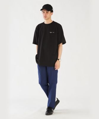 メンズ　ロゴ刺繍　コットン　半袖　Ｔシャツ　”Ｃｈｒｉｓｔｏｆ”（ＥＡＣ９ＪＥＪ３０００）