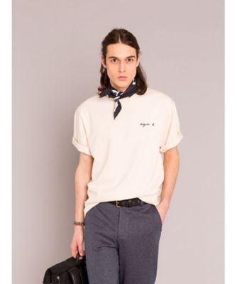 メンズ　ロゴ刺繍　コットン　半袖　Ｔシャツ　”Ｃｈｒｉｓｔｏｆ”（ＥＡＣ９ＪＥＪ３０２１）