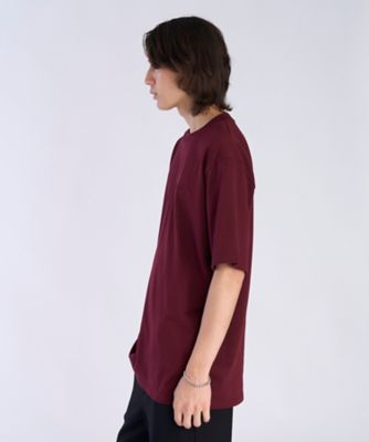 メンズ ロゴ刺繍 コットン 半袖 Tシャツ ”Christof