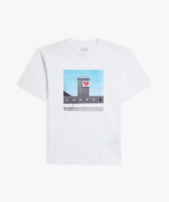 ＜agnes b. HOMME (Men)＞ＳＦＡ０　ＴＳ　ＣＨＲＩＳＴＯＦ　Ｔシャツ（ＥＡＣ９ＳＦＡ００１０）