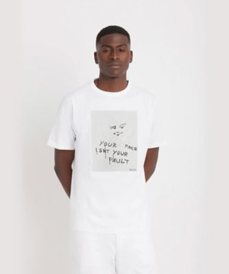 オーガニックコットン　プリント　半袖　アーティスト　Ｔシャツ　”ＪＩＭ　ＪＯＥ”　（ユニセックス）（ＥＡＩ１ＳＢＯ６０１０）