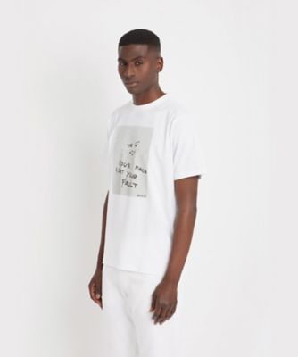 オーガニックコットン　プリント　半袖　アーティスト　Ｔシャツ　”ＪＩＭ　ＪＯＥ”　（ユニセックス）（ＥＡＩ１ＳＢＯ６０１０）