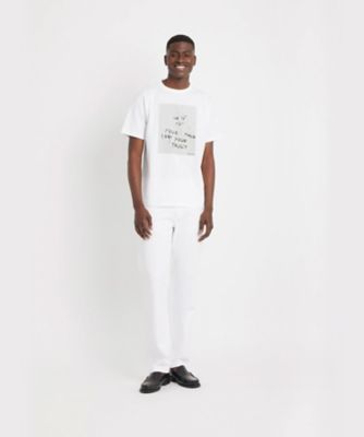 オーガニックコットン　プリント　半袖　アーティスト　Ｔシャツ　”ＪＩＭ　ＪＯＥ”　（ユニセックス）（ＥＡＩ１ＳＢＯ６０１０）
