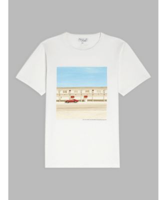 ＜agnes b. (Women)＞【ユニセックス】ＳＤＱ４　ＴＳ　Ｔシャツ（ＥＡＩ１ＳＤＱ４０２１）
