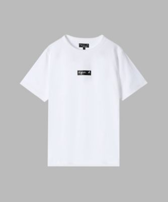 ＜agnes b. (Women)＞【ユニセックス】ＳＥＱ８　ＴＳ　ボックスロゴＴシャツ（ＥＡＩ１ＳＥＱ８０１０）