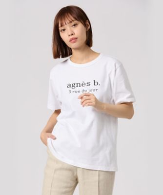 【ユニセックス】ＳＥＱ９　“３　ｒｕｅ　ｄｕ　ｊｏｕｒ”ロゴＴシャツ（ＥＡＩ１ＳＥＱ９０１０）