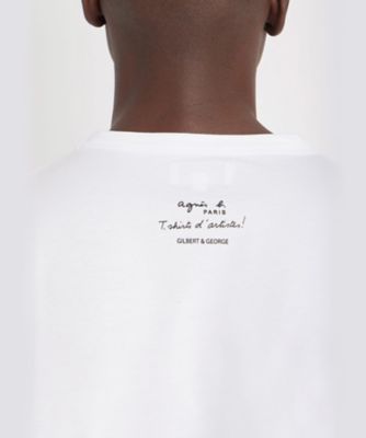 コットン　プリント　半袖　アーティスト　Ｔシャツ　”Ｇｉｌｂｅｒｔ　＆　Ｇｅｏｒｇｅ”（ユニセックス）（ＥＡＩ１ＳＦＣ００１０）