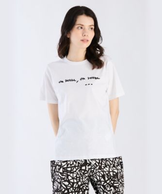 ユニセックス コットン メッセージ 半袖 Tシャツ