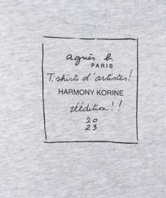 ユニセックス　コットン　プリント　半袖　アーティスト　Ｔシャツ　”Ｈａｒｍｏｎｙ　Ｋｏｒｉｎｅ”（ＥＡＩ１ＳＷ７３９０６）