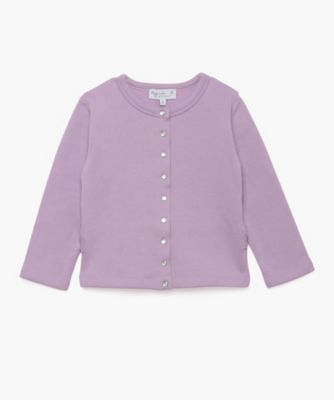 ＜三越伊勢丹/公式＞ agnes b. ENFANT(Baby & Kids)/アニエスベー アンファン M001 E CARDIGAN キッズ カーディガンプレッション 520パープル トップス【三越伊勢丹/公式】