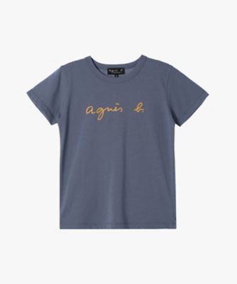 agnes b. ENFANT (Baby&Kids)/アニエスベー　アンファン キッズ ロゴ コットン 半袖 Tシャツ (EAT1S1378062)