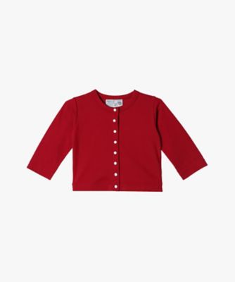 ＜agnes b. ENFANT (Baby&Kids)＞ベビー　コットン　長袖　カーディガンプレッション（ＥＡＴ２Ｊ０００４０７）