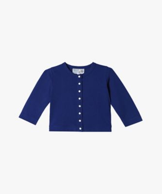 ＜agnes b. ENFANT (Baby&Kids)＞ベビー　コットン　長袖　カーディガンプレッション（ＥＡＴ２Ｊ０００６７２）