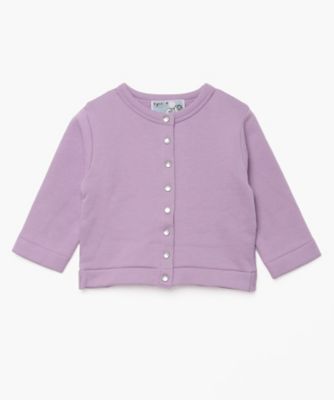 ＜agnes b. ENFANT (Baby&Kids)＞Ｍ００１　Ｌ　ＣＡＲＤＩＧＡＮ　ベビー　カーディガンプレッション（ＥＡＴ２Ｍ００１５２０）